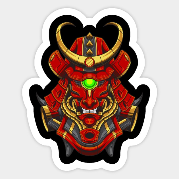 Mecha Samurai 1.3 Sticker by Harrisaputra